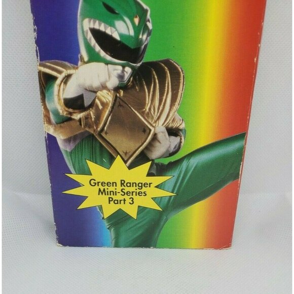 Mighty Morphin Power Rangers Green Ranger Mini Series Part 3 VHS Like New - Picture 2 of 8